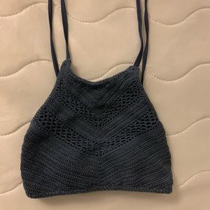 Halter swimsuit top